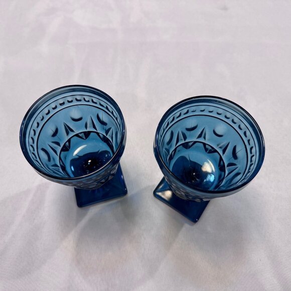 Vintage Indiana Glass Coloney Park Lane Water Goblet (set of 2) - Picture 3 of 4